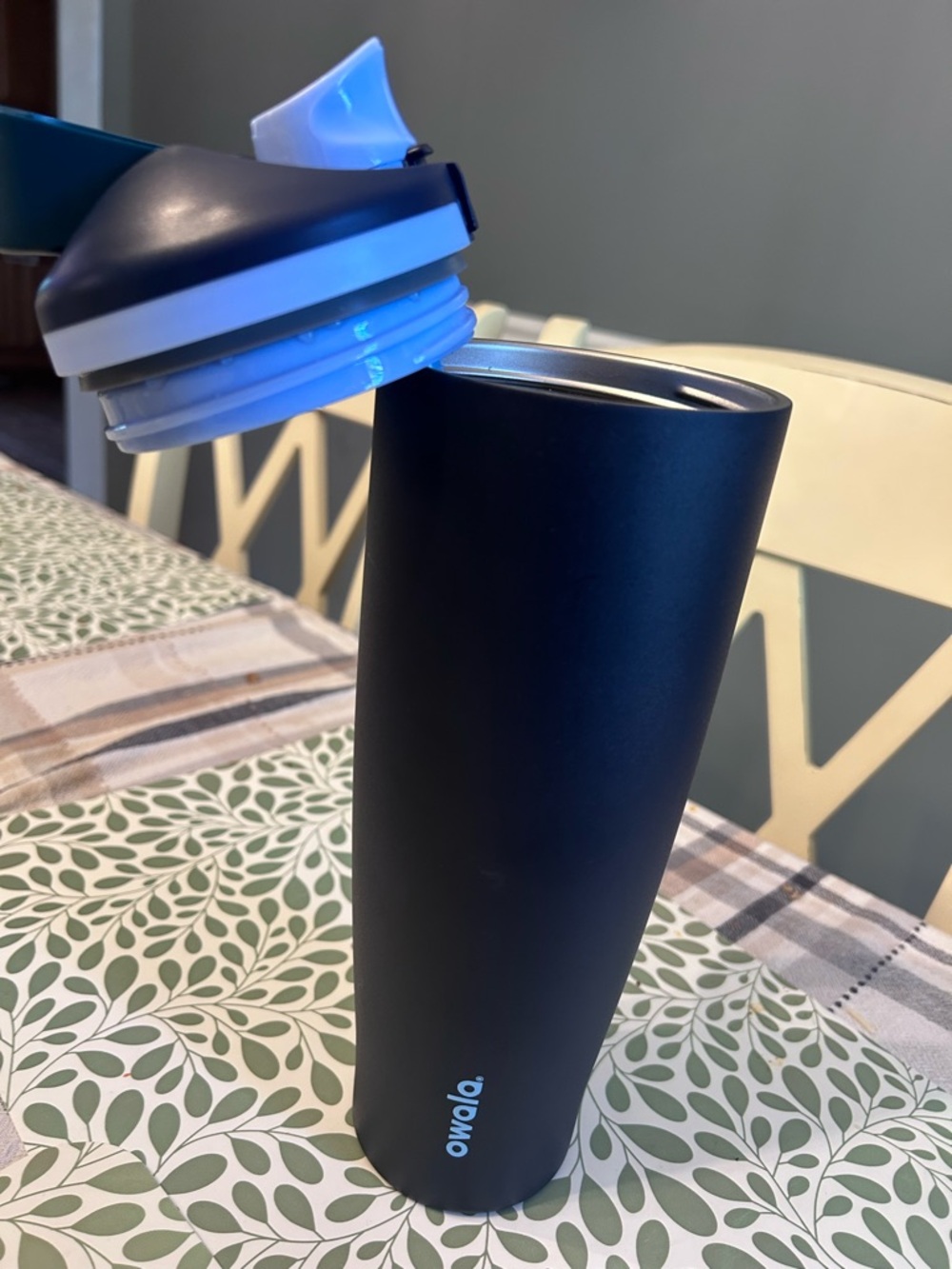 Owala 40oz Blue Stainless Steel Tumbler - Slim Travel Bottle